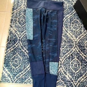 Lululemon patchwork crops